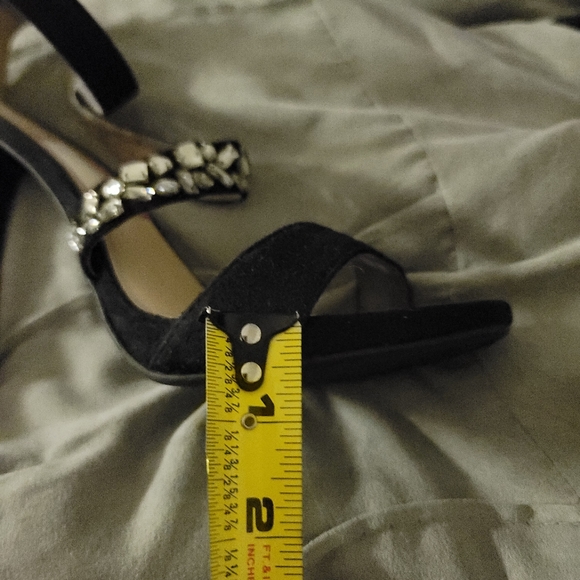 Black Rhinestone Sandals - Picture 6 of 6